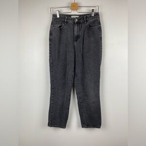 PacSun Washed Black Mom Jeans, Size 26